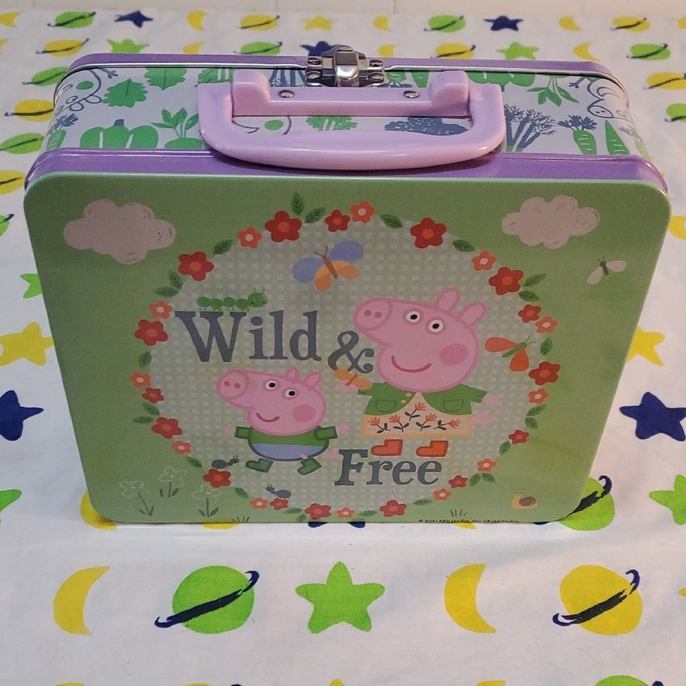 Peppa Pig Wild & Free Green and Pink Toy Case